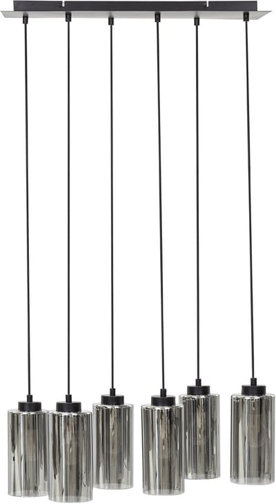 PURIRI - Hanglamp - Grijs - Glas
