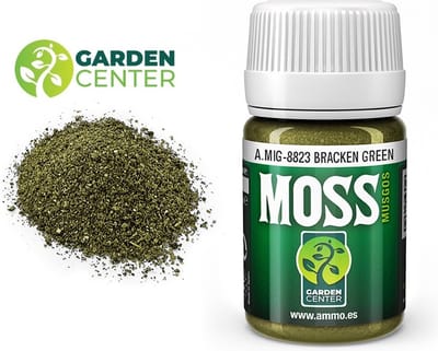 AMMO by Mig Jimenez Modelbouwdecoratie - MIG 8823 Bracken Green Moss - 35ml Effecten potje