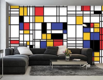 Poster | Rood , Wit | 104 x 70,5 cm