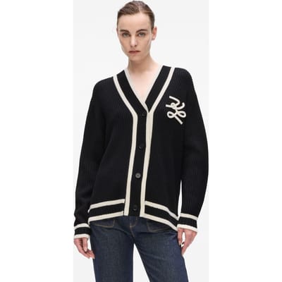 Karl Lagerfeld Soutache Autograph Cardigan Black Taglia: XS | Giacche Outlet | Donna | Nero