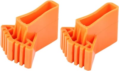 Ladder Beschermers - Antislip Voeten - Veiligheid Verbeteren - Verdikt en Verstevigd - 2 Stuks - Oranje