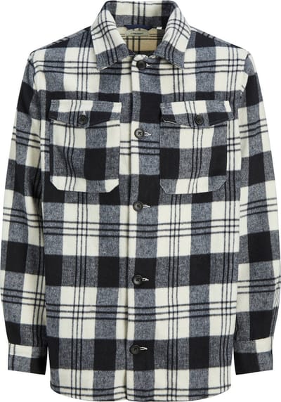 PRODUKT PKTDEK ESKILD CHECK OVERSHIRT LS Heren Overhemd - Maat S