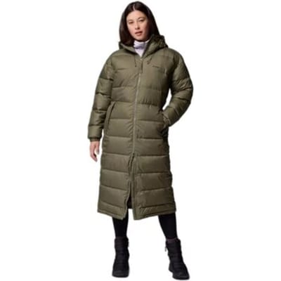 Columbia Pike Lake™ III Long Jacket Dames Outdoorjas - Stone Green