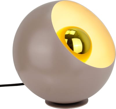 Chericoni Occhio Tafellamp - Ø 20cm - Taupe - IJzer, Metaal - Italiaans Ontwerp - Nederlandse Fabrikant