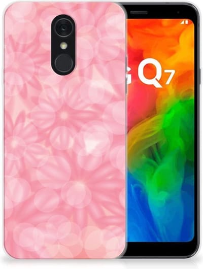 LG Q7 TPU Case Spring Flowers
