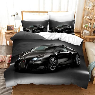 3 STUKS Eenzijdig Bedrukt Serie Luxe Auto Dekbedovertrek Beddengoed Set voor Kinderen Comfortabel Ademend Laken Baby Spreien 70x133cm 2pcs