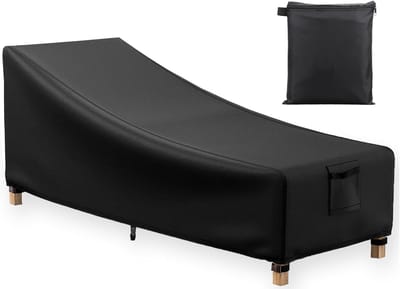 Luxe Tuinligstoel Beschermhoes - Waterdicht, UV-bestendig, Verstelbare Trekkoorden, 210x80x45/75 cm