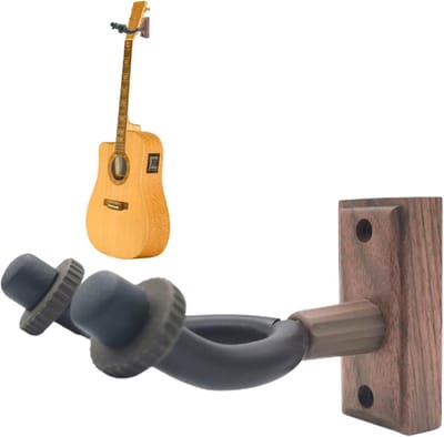 Gitaar Hanger - Muziek Hanger - Instrument Tonen - Versterkt Yoke - 14cm Lengte - Houtkleur