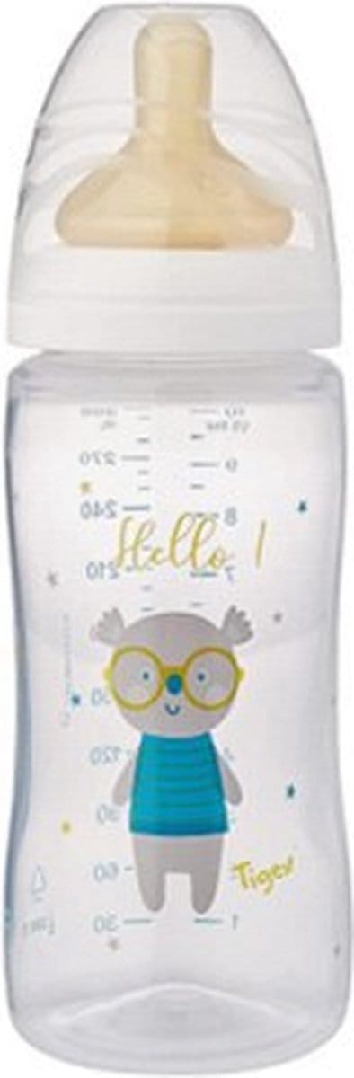 Tigex 3 Speeds fles | 6+ m | 300 ml | latex zuiger | anti-koliek 6+ m