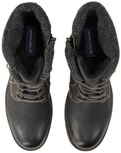 Tom Tailor - Waterdichte laarzen met voering - Maat 37 - black