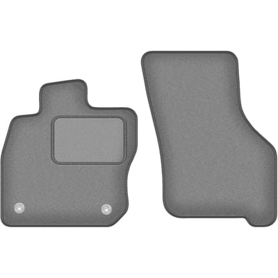 Wielganizator WLG-CARLUX-GRAFIET Serie - Voetmatten Voorkant voor Cupra LEON KL 5D - Sportstourer - 33,5cm - Grafiet
