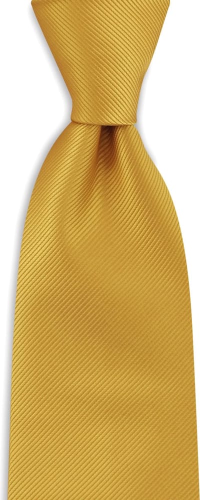 JB Collection - Stropdassen - stropdas geel repp - geel