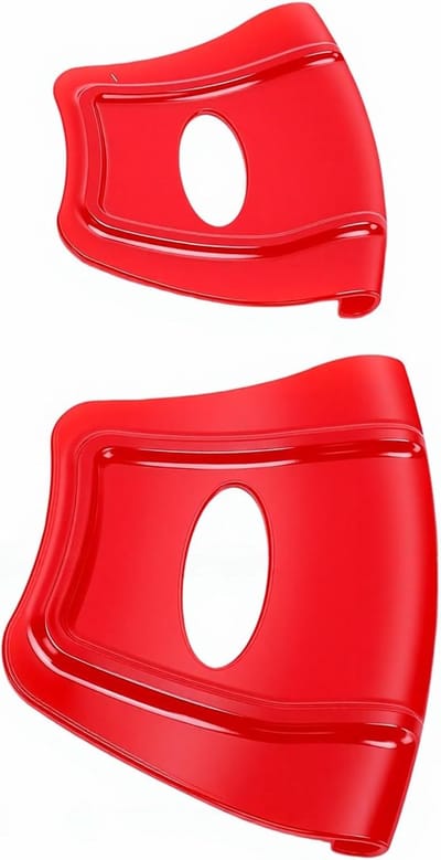 Velgbeschermers Motor - Bandengereedschap Set - Banden Wisselen - Dubbele Groef Ontwerp - 2 Stuks - Rood