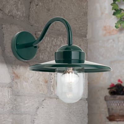 ORION Edward buitenwandlamp in vintage stijl donkergroen