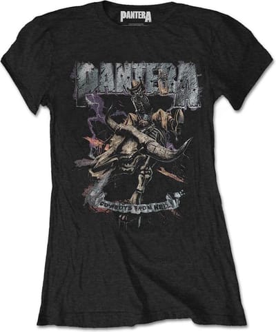 Pantera - Vintage Rider Dames T-shirt - S - Zwart