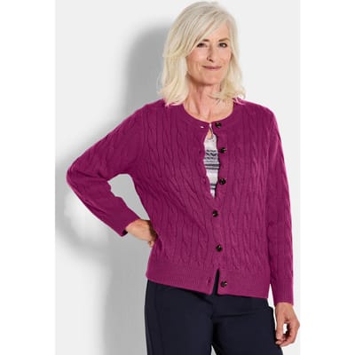 Tricot jasje - bessen - Gr. 19 van Goldner Fashion