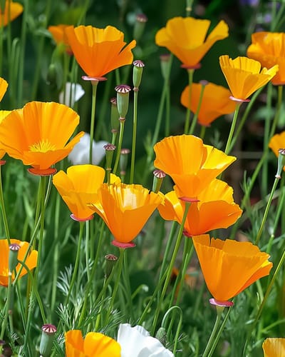2 sets - Eenjarige Bloemenzaden Slaapmutsje Enkelbloemig Gemengd Eenjarig Mix