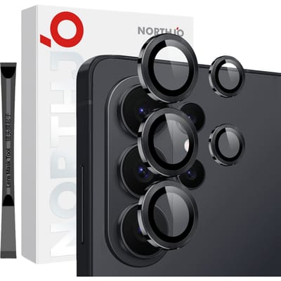 Northjo Samsung Galaxy S26 Ultra Camera Protector Rings Zwart