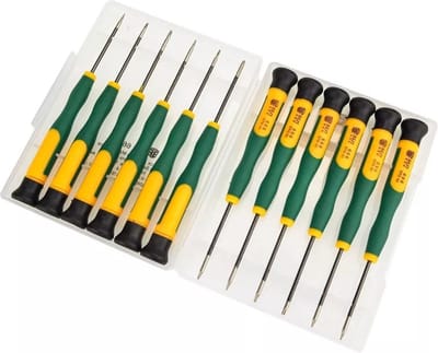 12-delige multifunctionele Schroevendraaierset- telefoon reparatie -  voor iphone en samsung