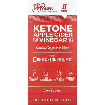Echte Ketonen, Keton Appelciderazijn, 30 Capsules