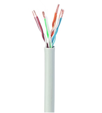UTP Cat5E kabel (CCA) soepel 100 meter