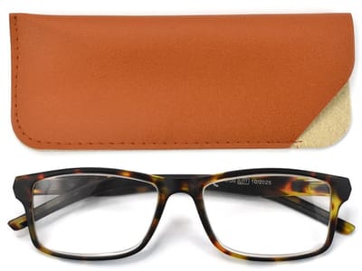 Lilly&June Trendy Lichtgewicht Leesbril Bruin havana dierenprintmotief gemelleerd +1