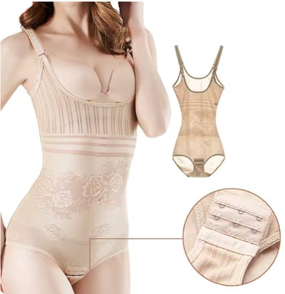 CHPN - Corrigerend ondergoed - Shapewear - Beige - Large - Corrigerend bodysuit - Onderkleding - Zonder BH