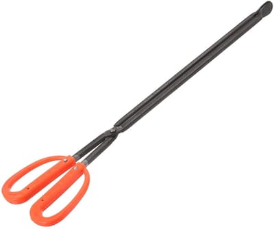 Afvalgrijper Lange Steel - Vuilnis Tang - Buiten Schoonmaken - Ergonomisch Ontwerp - 48.5 cm - Zwart