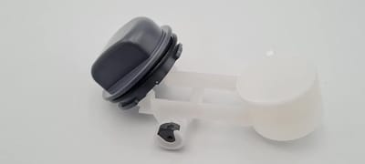 Zwemarm voor tank - Vlotter arm - Toiletonderhoud - Eenvoudig in gebruik - 24 x 12 x 18 cm - Neutraal