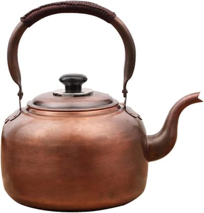 Waterkoker Theemaker - Grote Ketel - Warme Dranken Maken - Ergonomisch Houten Handvat - 3 Liter - Licht Paars