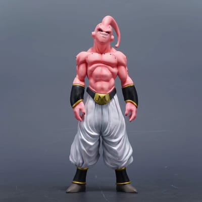 27cm/10.63inch Anime Dragon Ball Z Majin Buu Figuur Super Buu Actiefiguren Pvc Standbeeld Verzameling Model Speelgoed Cadeaus pink