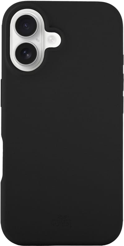 xoxo Wildhearts Shockproof Silicone Case Black - geschikt voor iPhone 16 Plus - Backcover hoes - Zwart Siliconen - Optimale bescherming - Verhoogde camera rand - Zwart