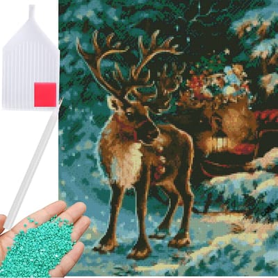 Diamond Painting - Rendier - Kerst set