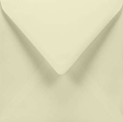 Gladde ecru enveloppen vierkant K4-155 - 155 x 155 mm - 25 stuks - NK natgelijmde - 120 gram - Munken - Netuno