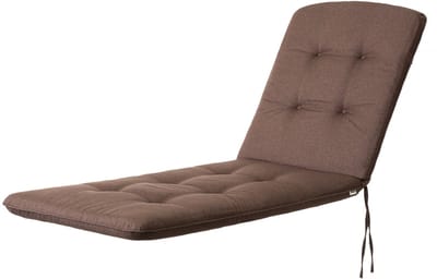 Hobbygaren Tuinkussen Beatriz Bruin voor ligbed 185x60cm - Waterafstotende stof - UV bestendig