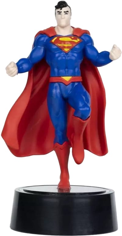 DC Comics LED-figuur Superman | Ingebouwde lamp met logo | Superman actiefiguur | Super Man | PVC Statue | Superman| Verzamelfiguur | Limited Edition | 11 cm