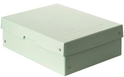 Opbergdoos met Deksel - 100 mm Hoog - Groen - Multifunctionele Kartonnen Doos