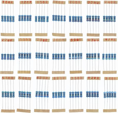 Weerstand Kit - Elektronische Componenten - Elektronica Projecten - 1 Watt Vermogen - 21 Waarden