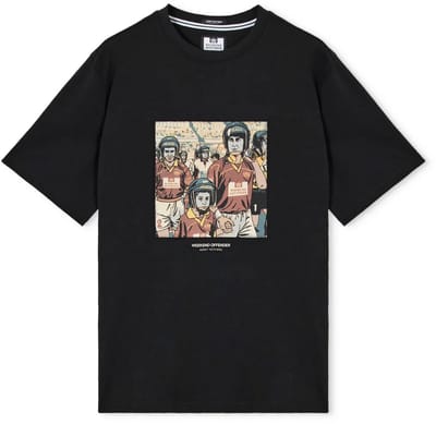 Weekend Offender - Roma Graphic T-Shirt - Zwart
