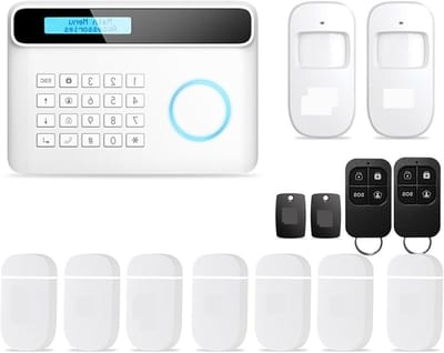 Slim Huisbeveiligingssysteem - Alarm Kit - Huis Beveiligen - APP-bediening - SET D - Wit