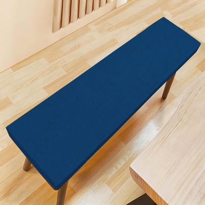 Bankkussen Binnen 50 x 180 cm Wasbare Kussen Voor Tuinbank Overtrek Wasbaar Voor Tuin, Terras, Bierbankkussens, Bekledingen, Kussens Polsters, Blauw