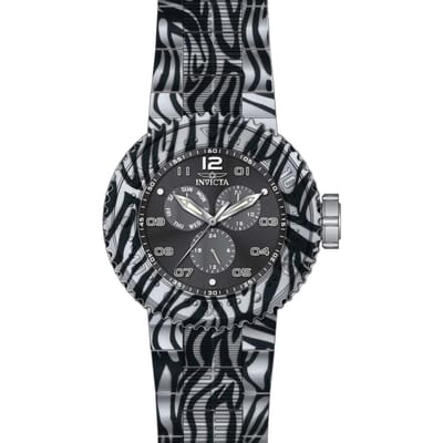 Invicta Pro Diver 50207 Herenhorloge - Quartz Uurwerk - Roestvrij Staal met Grijze Wijzerplaat - 52 mm