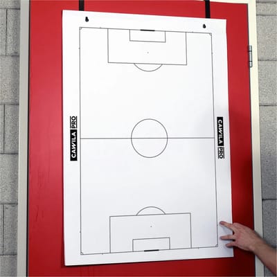 Flipover papier voetbal - Voetbalveld - Opstelling tactiek papier - Coach papier flipover - 70 x 100 cm - 20 vellen