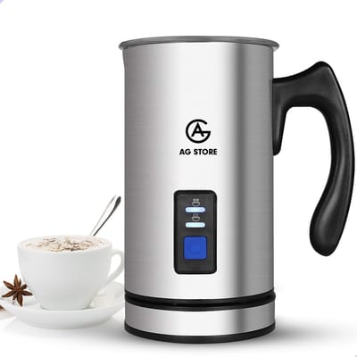 AG190/V2 - 3 in 1 - Melkopschuimer Electrisch - Melkopschuimers Elektrisch - Melk Opschuimer - Automatische Melkklopper - Opschuimer Voor Melk - Milk Frother - Opwarmen en Opschuimen