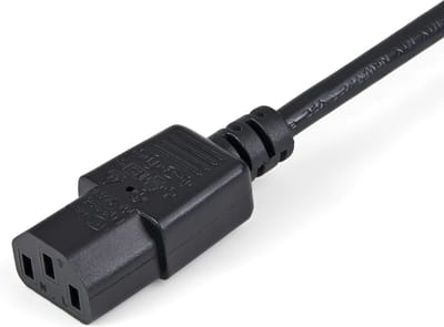 StarTech.com Standaard Computer Stroom Cord Extension C14 Aan C13 - Stroom Verlengkabel - 1 m