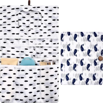 Praktische Luiertas met 2-in-1 Verschoonmat en Opbergruimte voor Doekjes, Kleding en Crèmes voor Baby's