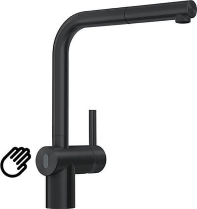 Franke Atlas Neo - Elektronische keukenkraan FC 5523.502 met uittrekbare sproeikop, zwart 115.0625.527