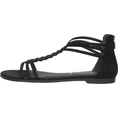 Tamaris Sandalen Plat Sandalen Plat - Zwart - Maat 36