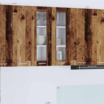 vidaXL - Hangkast - Oudhout - 60 - x - 31 - x - 80 - cm - Bewerkt - hout