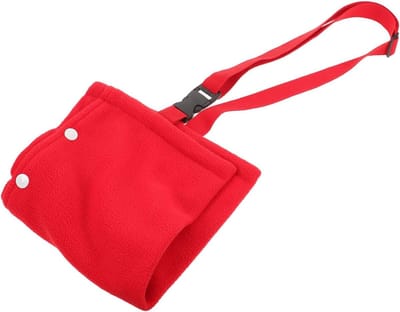 Reptielen Draagtas - Hagedissen Reistas - Buitenavonturen - Ademend Katoen - 42 x 21.5 cm - Rood